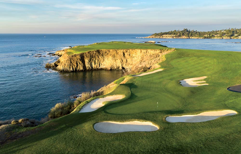 The 8th hole at Pebble Beach Golf Links.