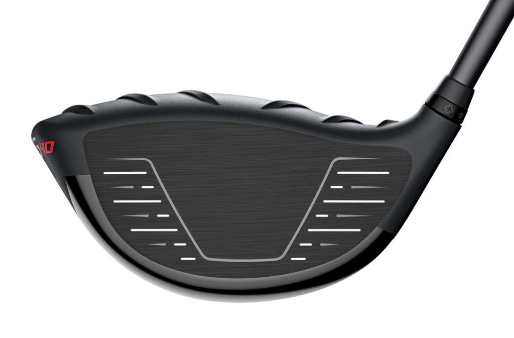 The face of the PING G410 SFT driver.