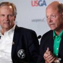 USGA's Mike Davis talks to media at 2016 U.S. Open with Stu Francis