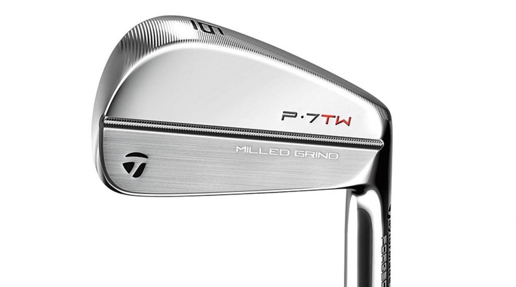 TaylorMade P7TW irons.