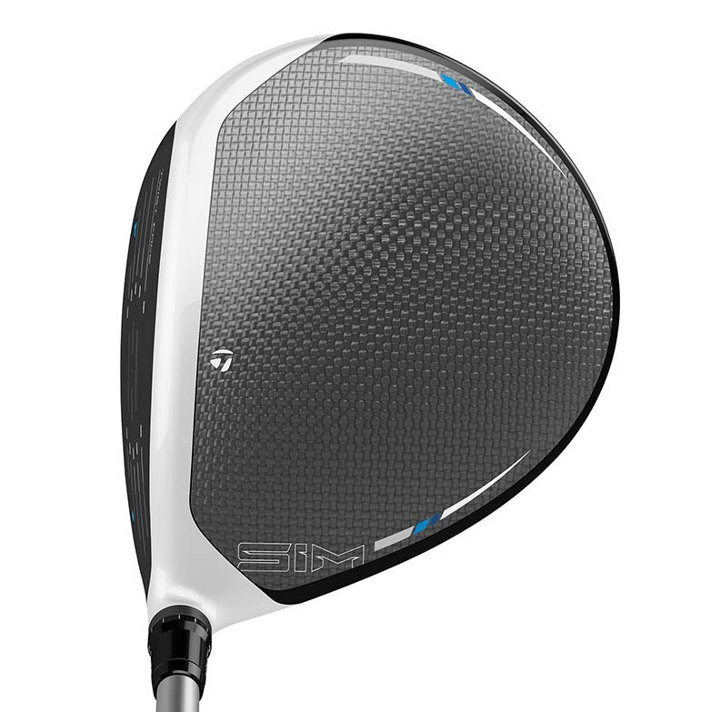 The TaylorMade SIM Max D driver at address.