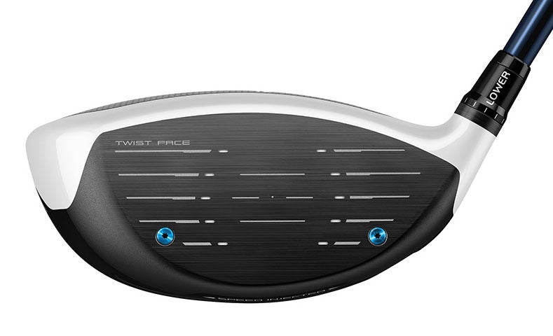 The face of the TaylorMade SIM Max driver.