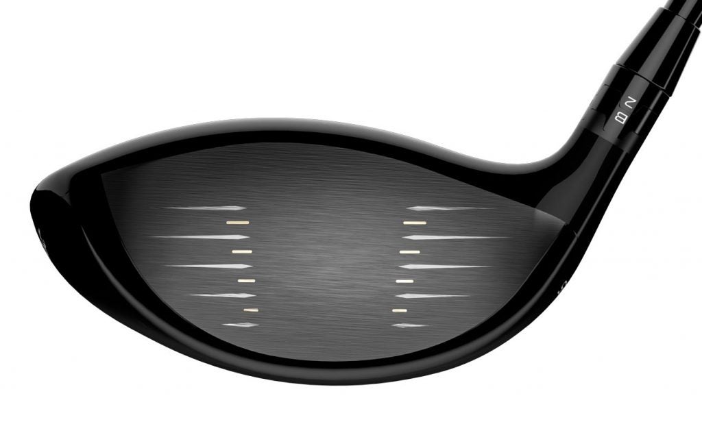 The face of the Titleist TS1 driver.
