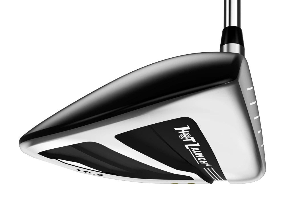 The toe of the Tour Edge Hot Launch 4 driver.