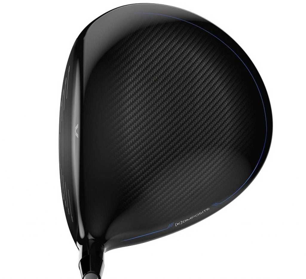 The Wilson D7 driver at address.