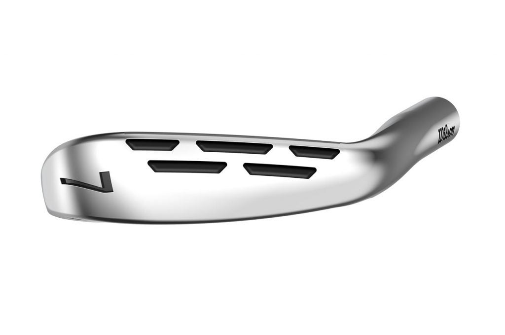 The sole of the Wilson D7 Forged iron.