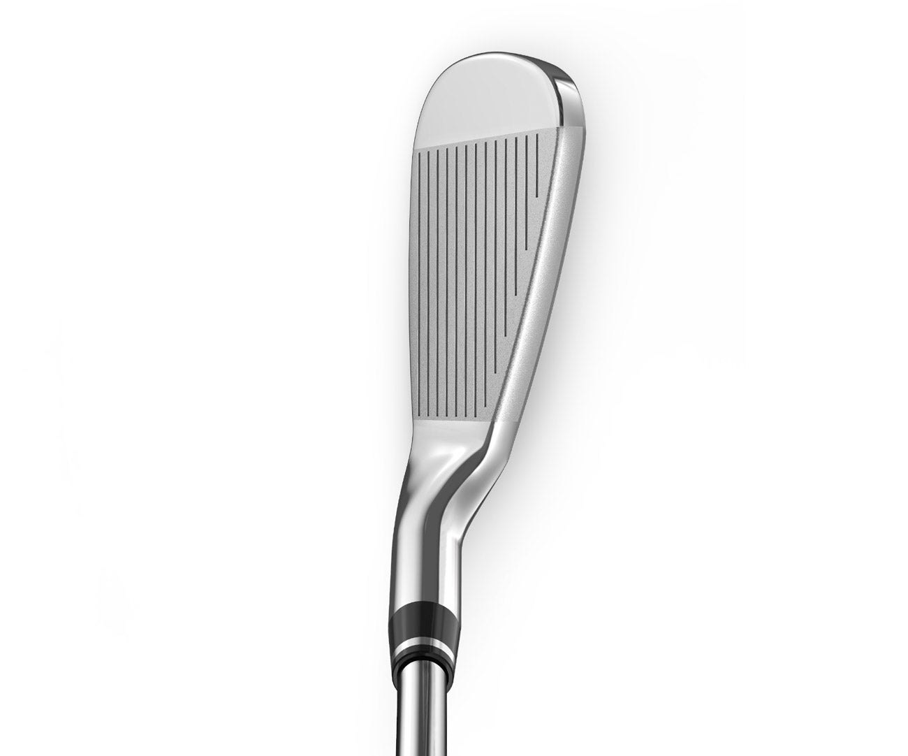 The Wilson D7 Forged iron at address.