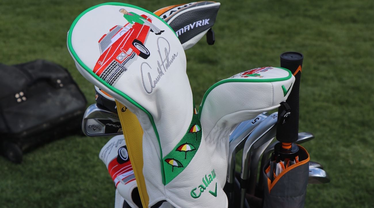 Callaway rolled out custom headcovers for the Arnold Palmer Invitational. 