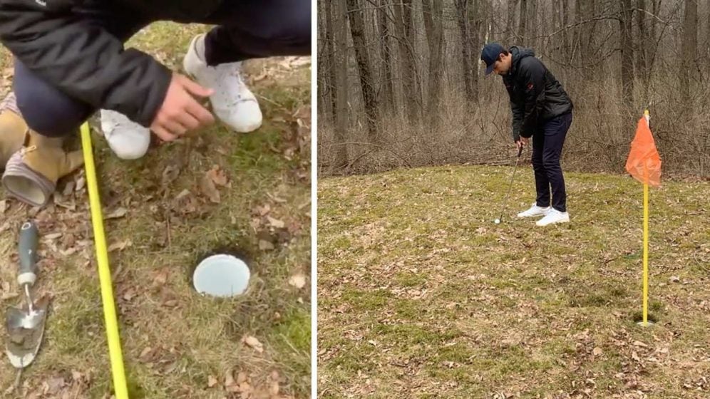 How YOU can build an epic backyard golf hole—with stuff you already own!