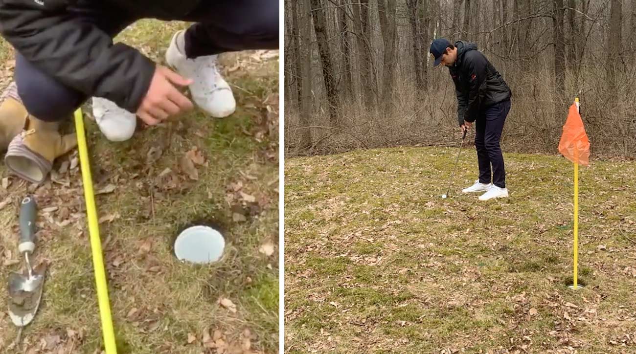 How You Can Build An Epic Backyard Golf Hole With Stuff You Already Own