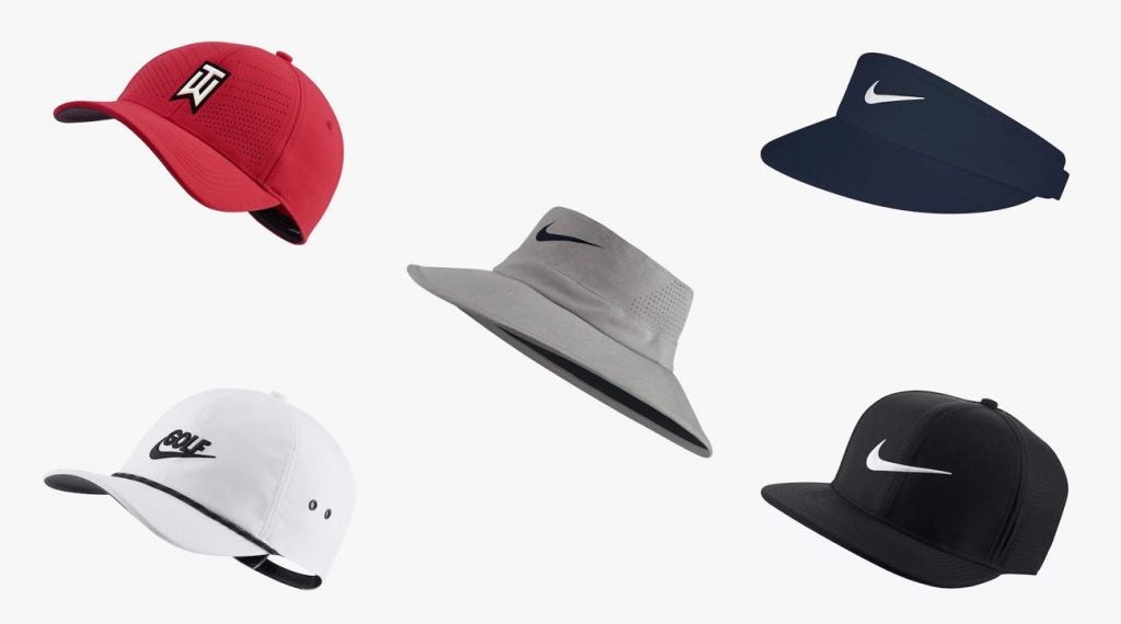 Nike hats on selection