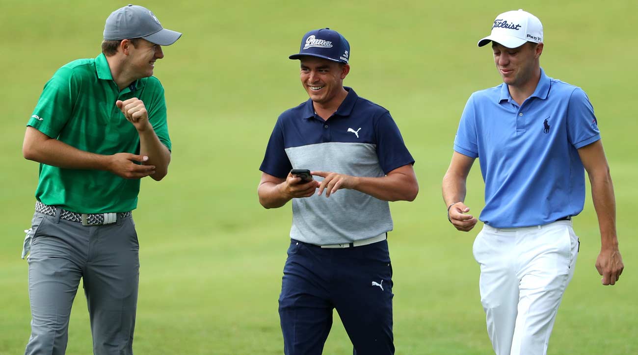 Justin Thomas dishes on pros, cons of playing with pals Spieth, Fowler