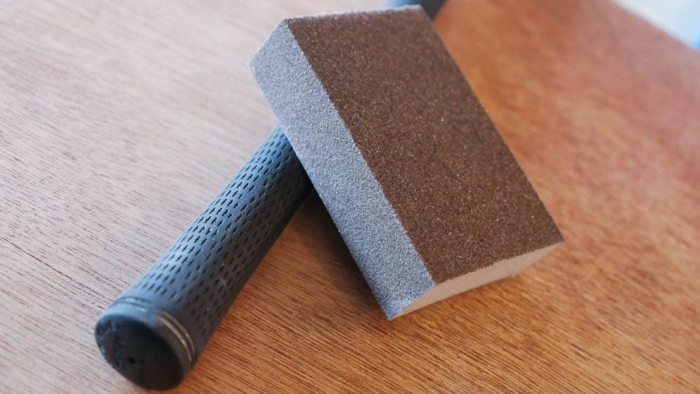 Can using sandpaper on your worn golf grip bring it back to life?
