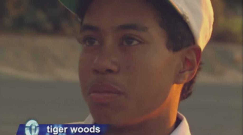 Tiger Woods gave a thoughtful, insightful look at the world through his 14-year-old eyes.