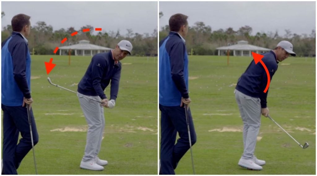One-armed swings can help you understand the relationship between your body and the clubhead. 