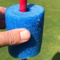 Who knew a pool noodle could help us play golf during a pandemic?
