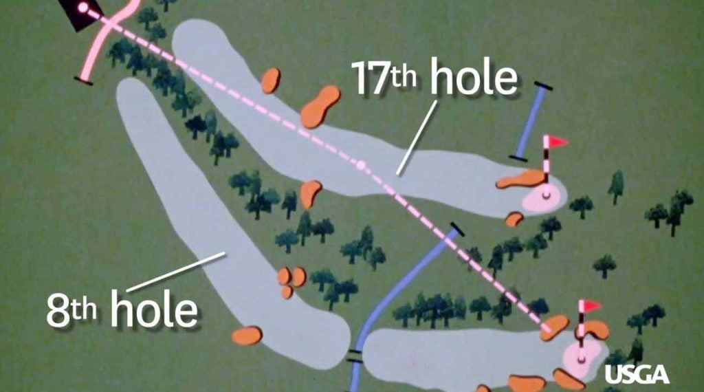 The shortcut at the 1979 U.S. Open at Inverness.