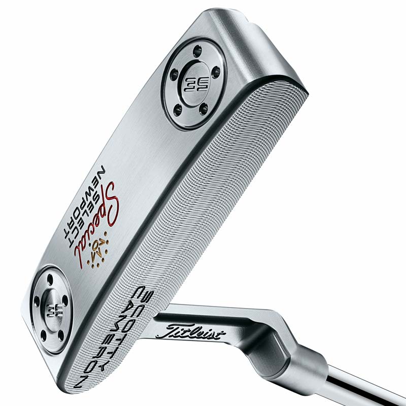 The Titleist Scotty Cameron Special Select Newport putter.