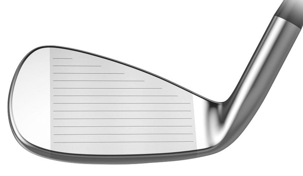 The face of the Tour Edge Hot Launch 4 iron.