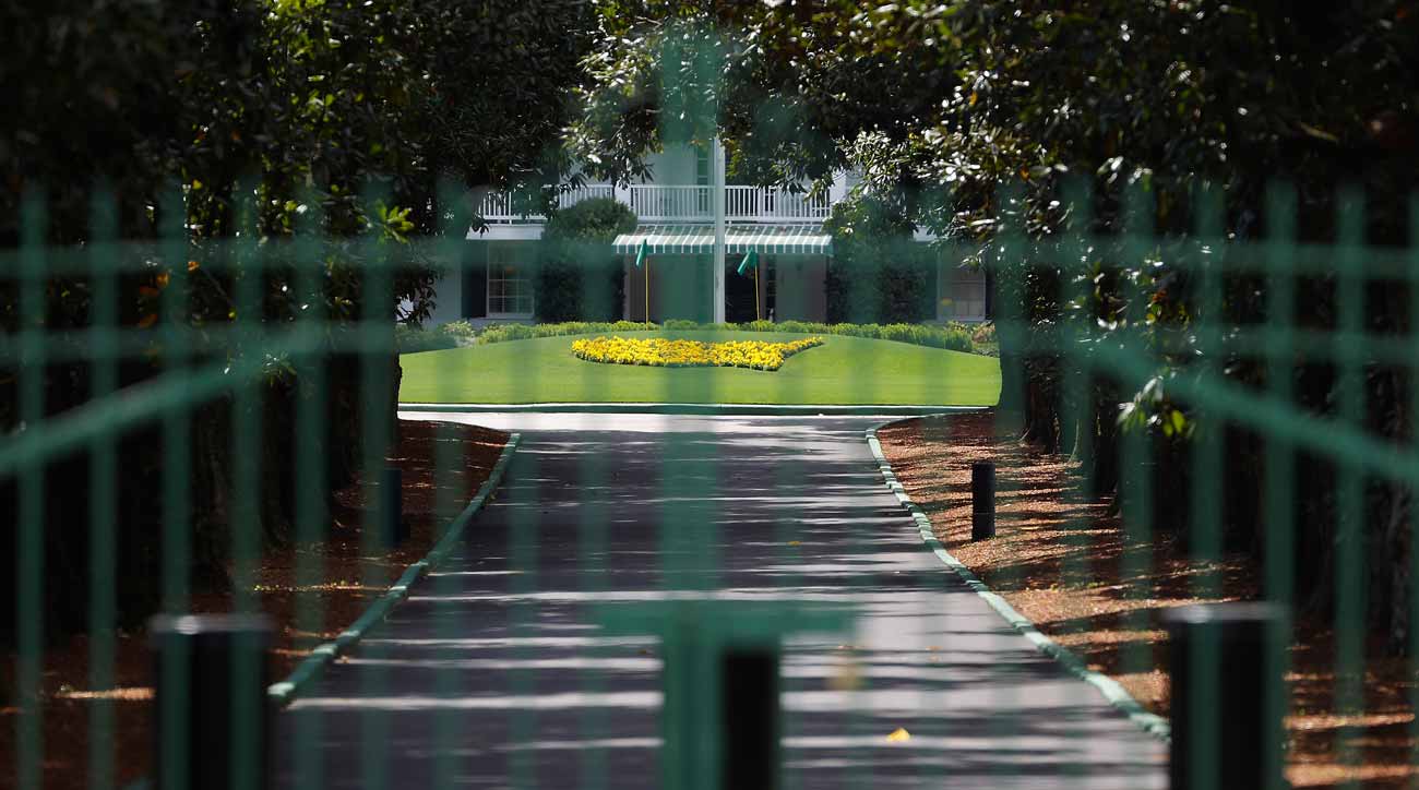 The shuttered entrance to Magnolia Lane.  