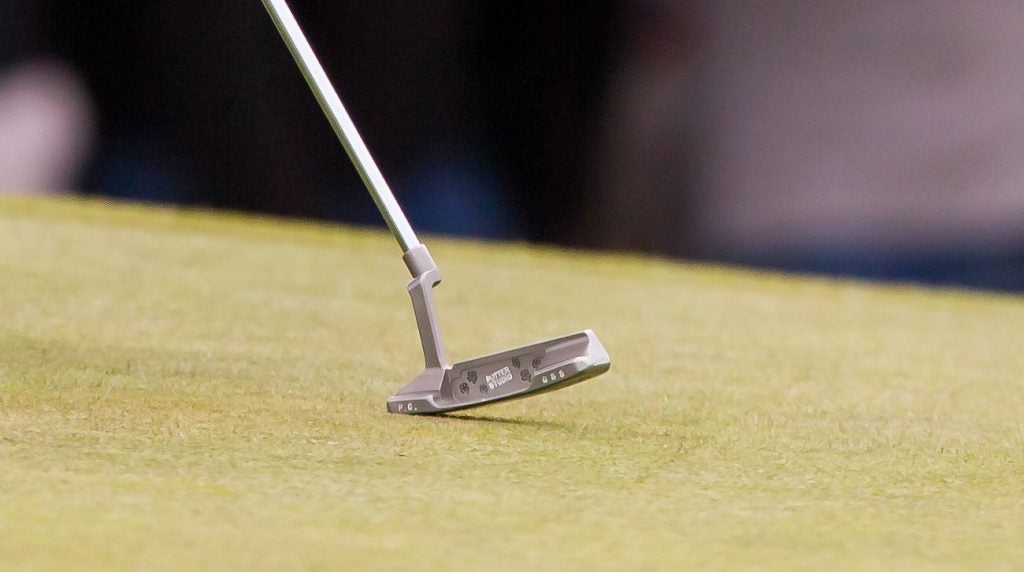 Patrick Cantlay's Scotty Cameron putter. 