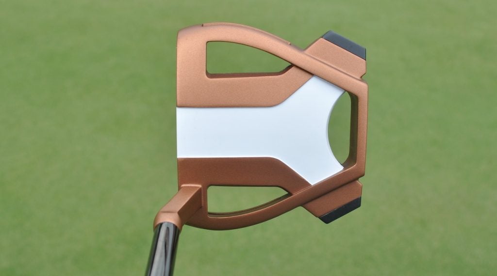 Dustin Johnson's TaylorMade putter. 