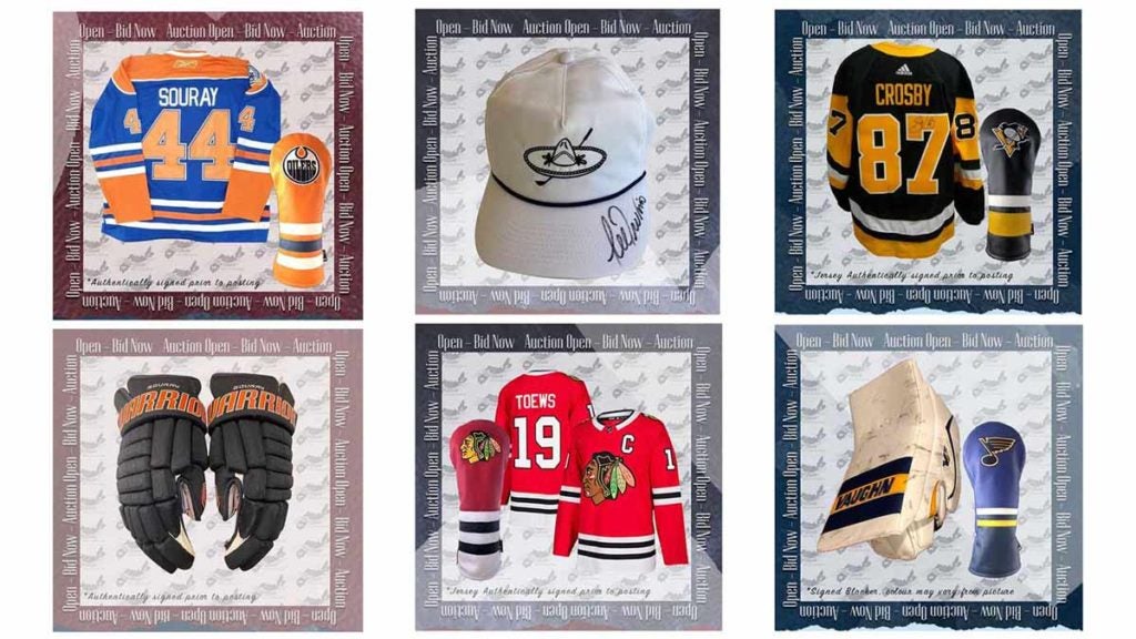 nhl charity auctions