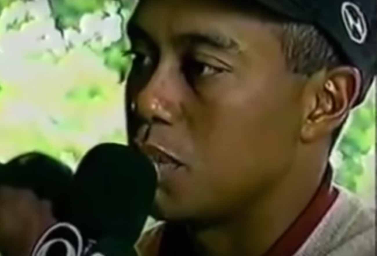 What was the deal with Tiger Woods' old logo?