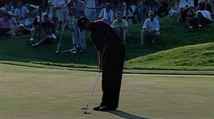 Did Tiger Woods almost miss this putt?!