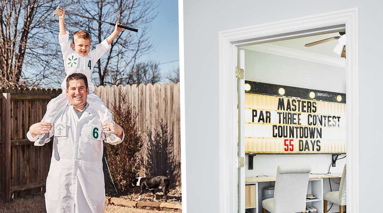 Justin and Gideon Pillmore both know that Masters week is a big one for the family uniform business.