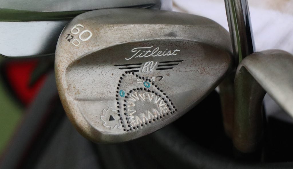 Nick Watney uses a wedge with 12-degrees of bounce. You'll likely want at least 10+ degrees on your wedge.