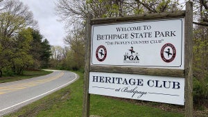 Bethpage State Park sign