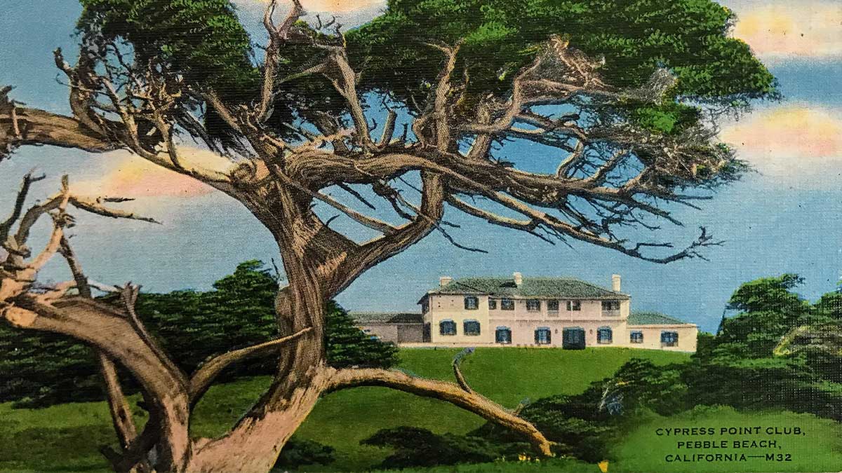 A postcard of Cypress Point.