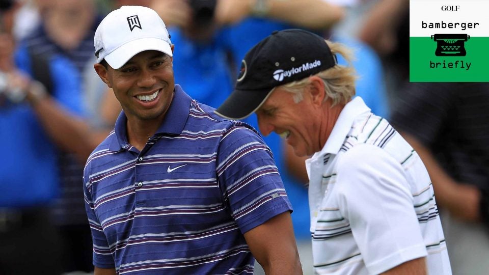 tiger woods and greg norman