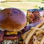 The Bell Burger and the Grand Bell Burger at Pine Needles Lodge & Golf Club go great with a Moscow mule.