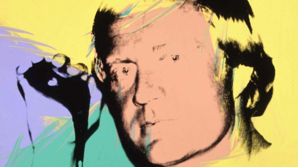 Andy Warhol painting of Jack Nicklaus