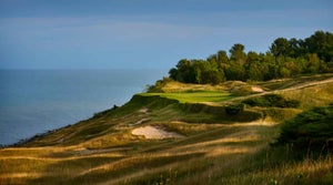 17th hole at whistling straits golf course