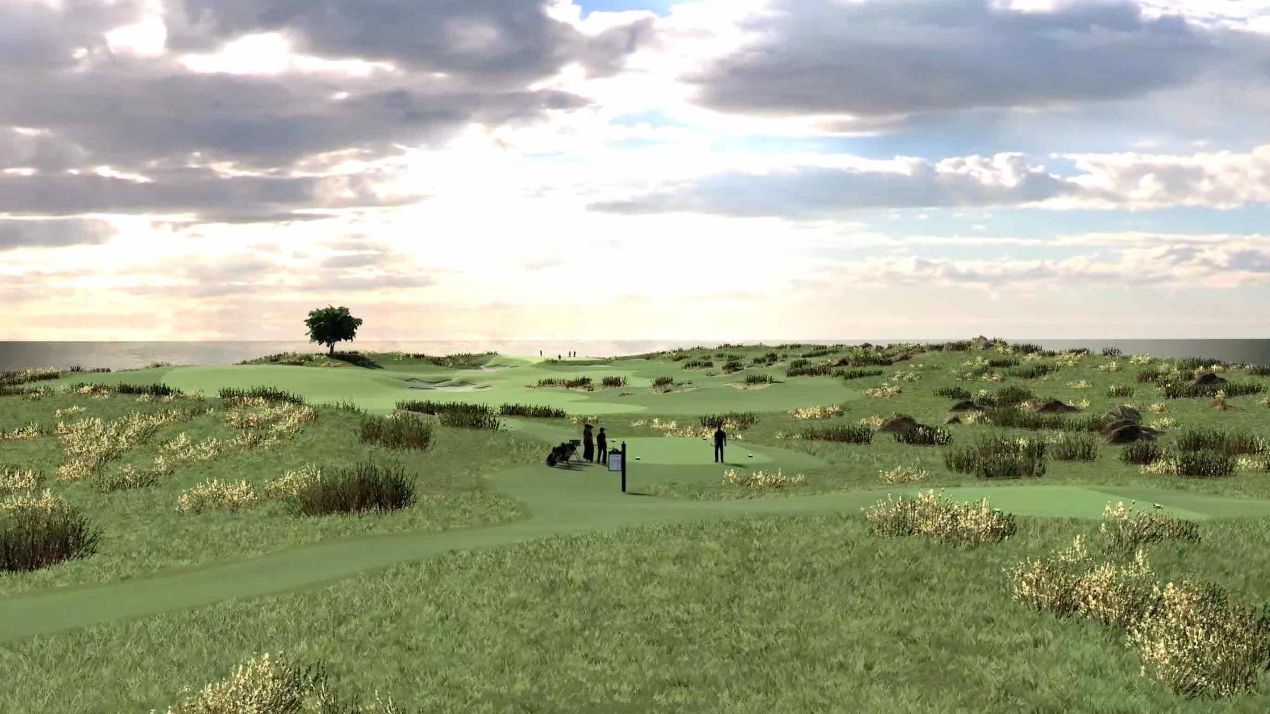 view from the tee on daniele smith's design