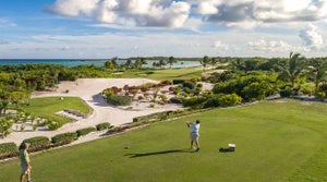 The fourth hole at the Abaco Club