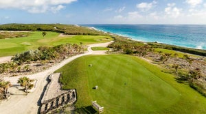 The 7th hole at the Abaco Club