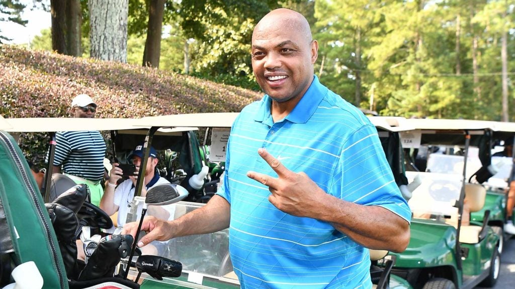 Charles Barkley at a golf event in 2019.