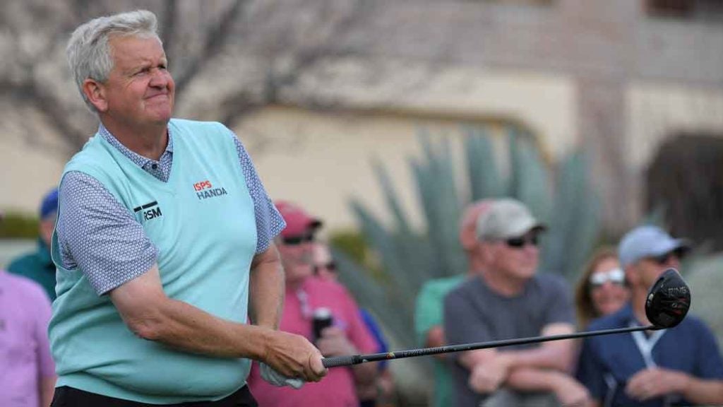 Colin Montgomerie said the PGA Tour's plan to resume play in June is "very optimistic."