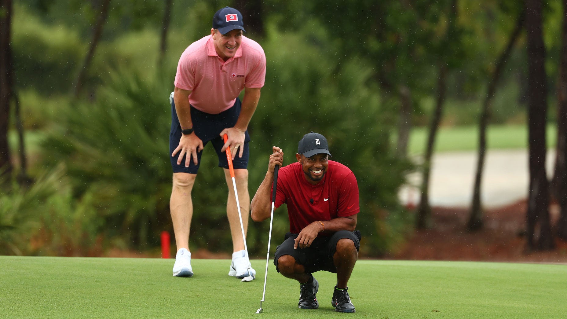 The Match 2' results: Tiger Woods and Peyton Manning beat Tom Brady and  Phil Mickelson