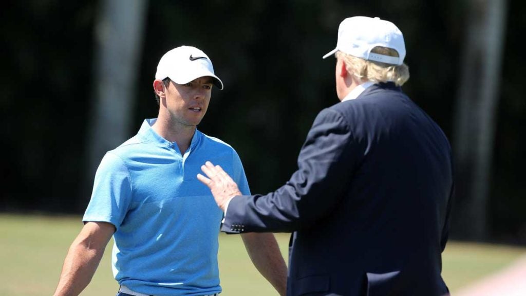 rory mcilroy and donald trump