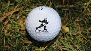 Johnny Manziel's Heisman golf balls.