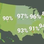 This surprising chart shows where golf courses are open in the U.S.