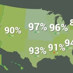 This surprising chart shows where golf courses are open in the U.S.