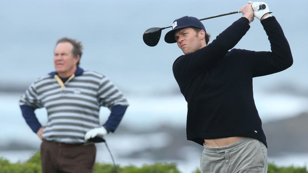 tom brady bill belichick pebble beach