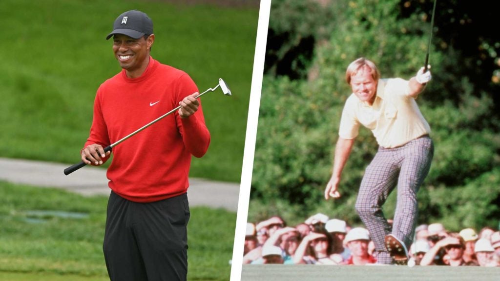 tiger woods and jack nicklaus