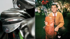 Prototype golf clubs and Ben Hogan